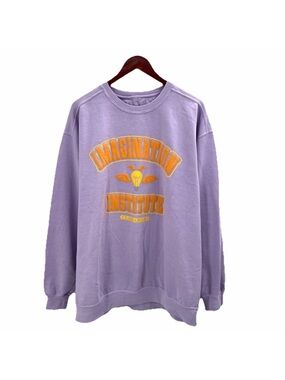 The Lost Bros Lavender Figment Imagination Institute Epcot Sweatshirt Size XL